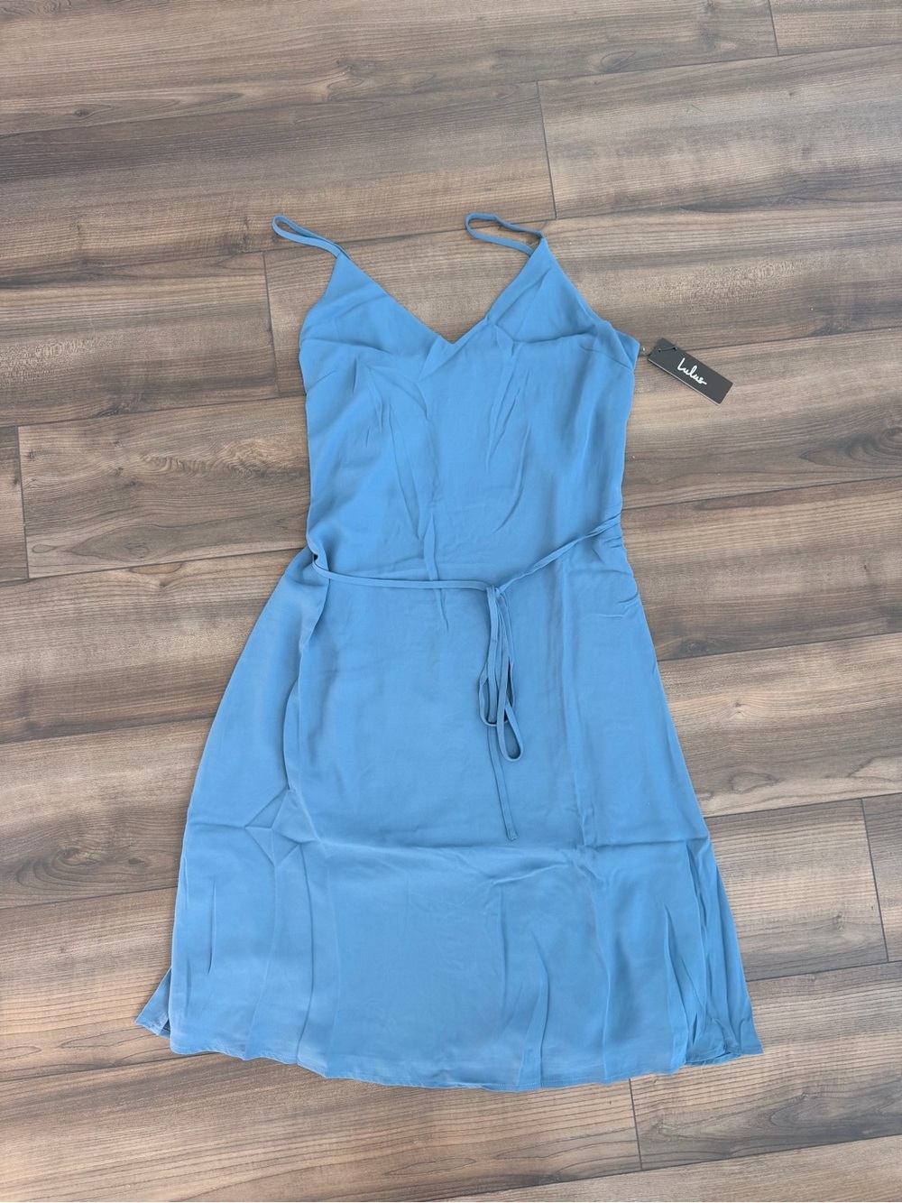 NWT Lulus Satin Midi Slip Dress